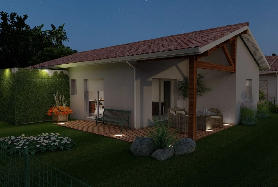 Terrain à Vielle-Saint-Girons de 546 m² proche océan et forêt 