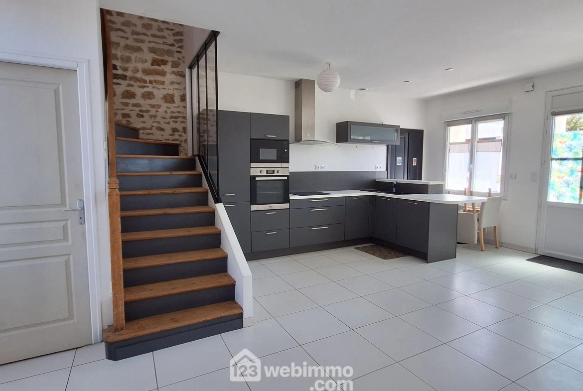 Maison 68m² à Avrillé, centre-ville, jardin et terrasse, proche de l'océan 