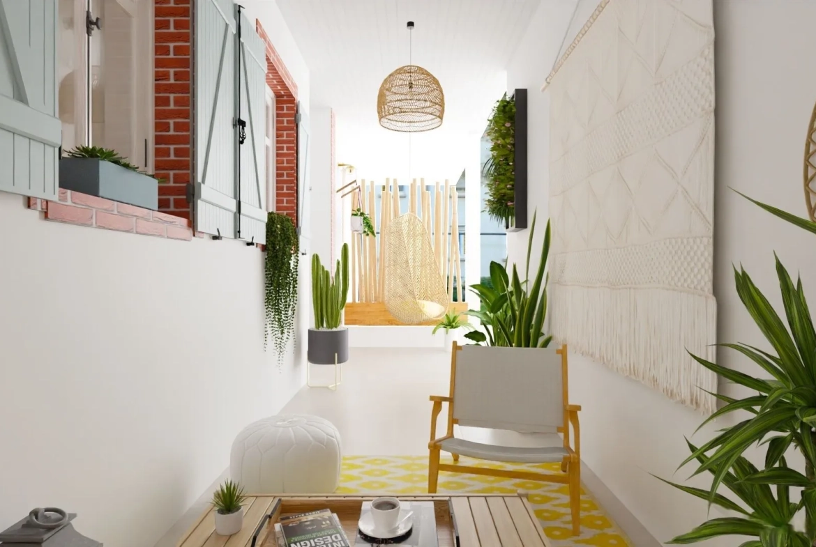 Appartement T2 rénovable de 70 m² avec cour à Ambert, emplacement privilégié 