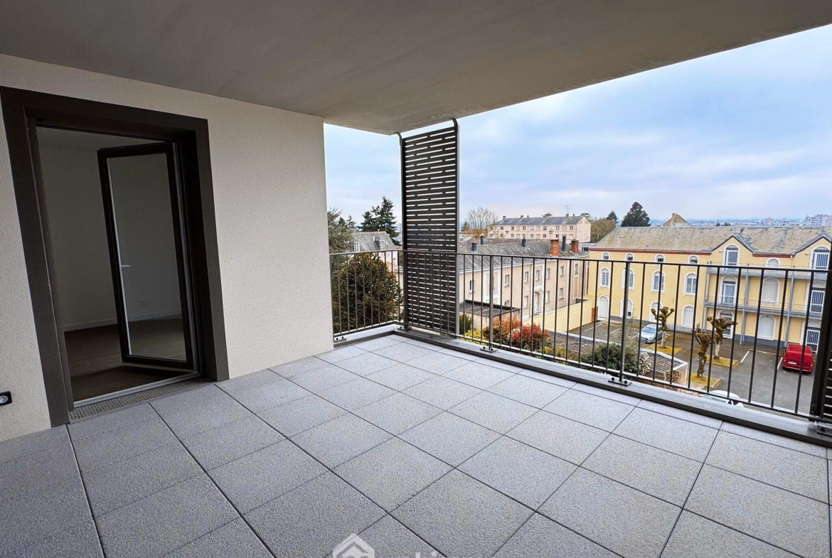 A vendre appartement lumineux de 67 m² à Cholet, résidence sécurisée 2024 