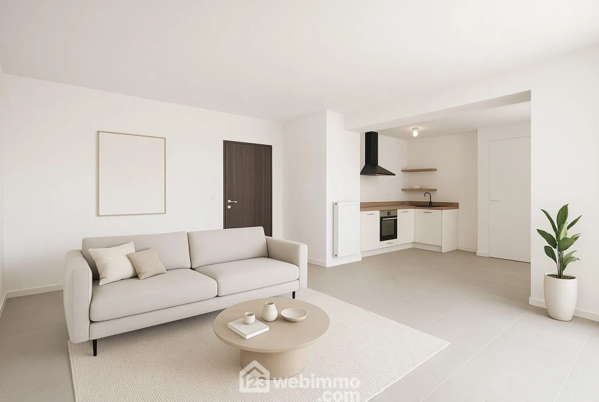 A vendre appartement lumineux de 67 m² à Cholet, résidence sécurisée 2024 
