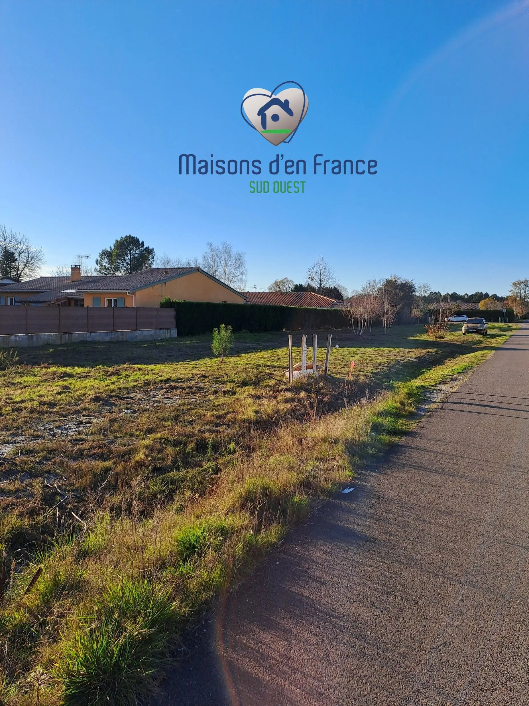 Terrain viabilisé de 800 m² à Le Barp, proche Bordeaux et bassin d’Arcachon 