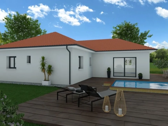 Maison neuve de 90 m² avec jardin à Bourgoin-Jallieu – Confort et Écologie
