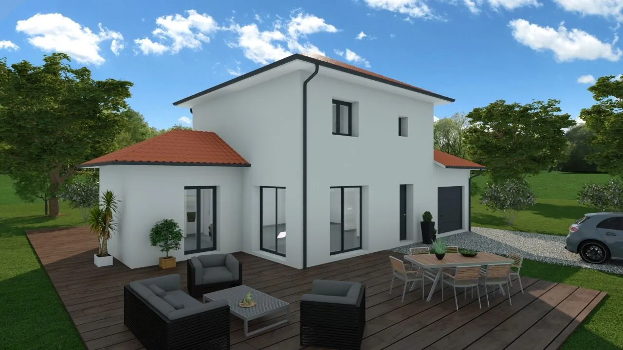Maison neuve de 90 m² avec jardin à Bourgoin-Jallieu – Confort et Écologie 
