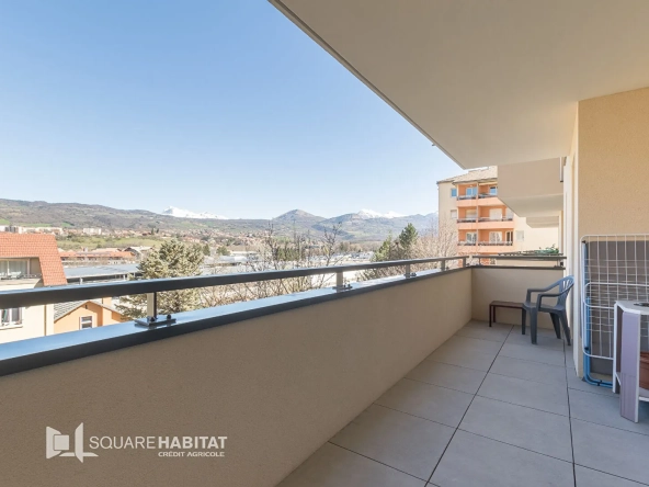 Charmant appartement 3 pièces de 63 m² à Gap avec terrasse et vue panoramique
