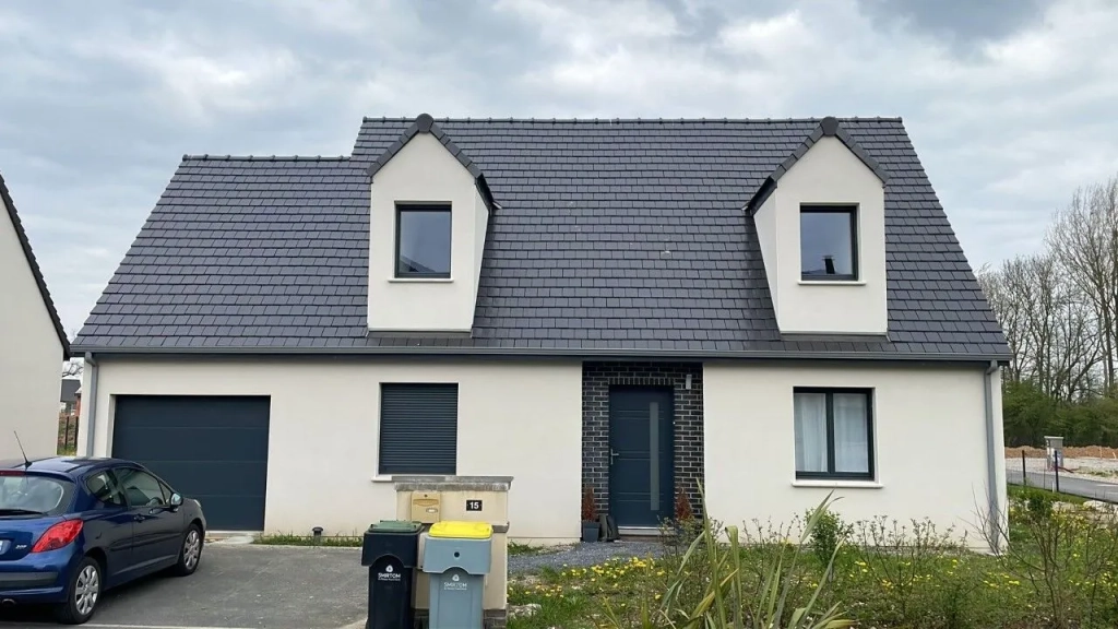 Maison neuve 4 pièces à Abbeville-Saint-Lucien avec terrain de 1100 m²