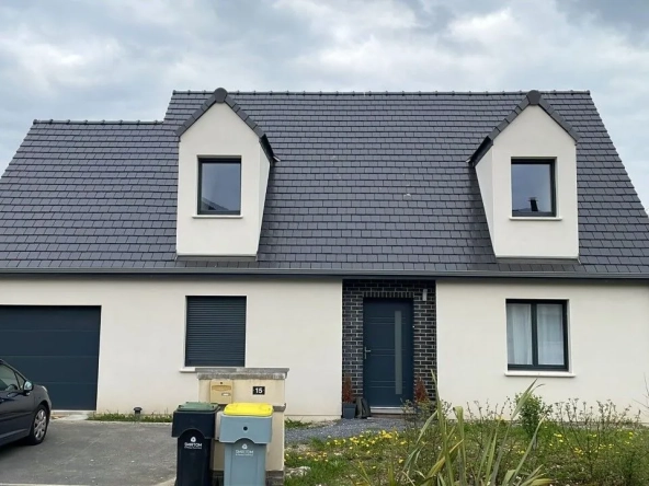 Maison neuve 4 pièces à Abbeville-Saint-Lucien avec terrain de 1100 m²