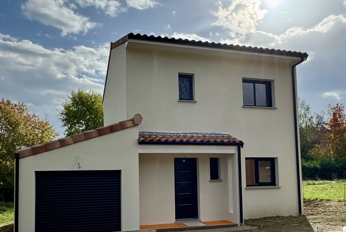 Maison neuve T4 de 90 m² avec garage à Gragnague proche Toulouse 