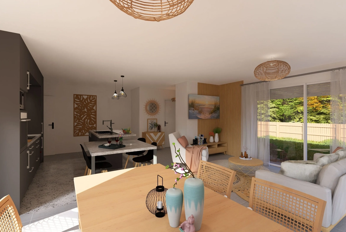 Maison neuve 3 chambres avec suite parentale à Bas Mauco - Terrain de 1284 m² 