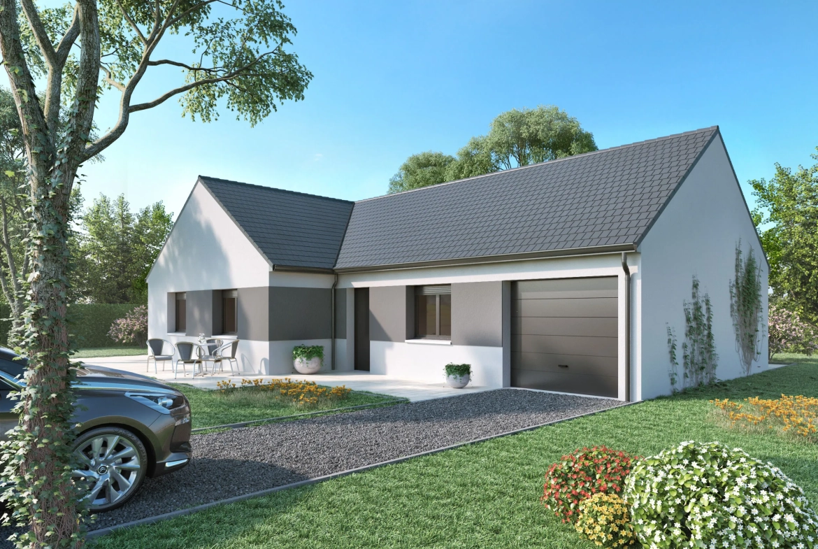 Charmante maison neuve à Blois avec options personnalisables et basse consommation énergétique 