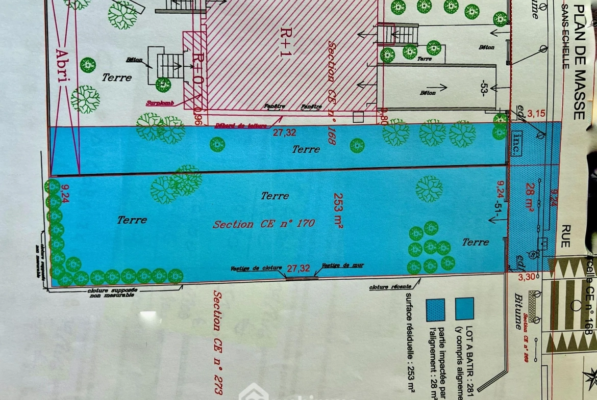 Terrain à bâtir de 287 m² à Vitry-sur-Seine proche du tramway T9 