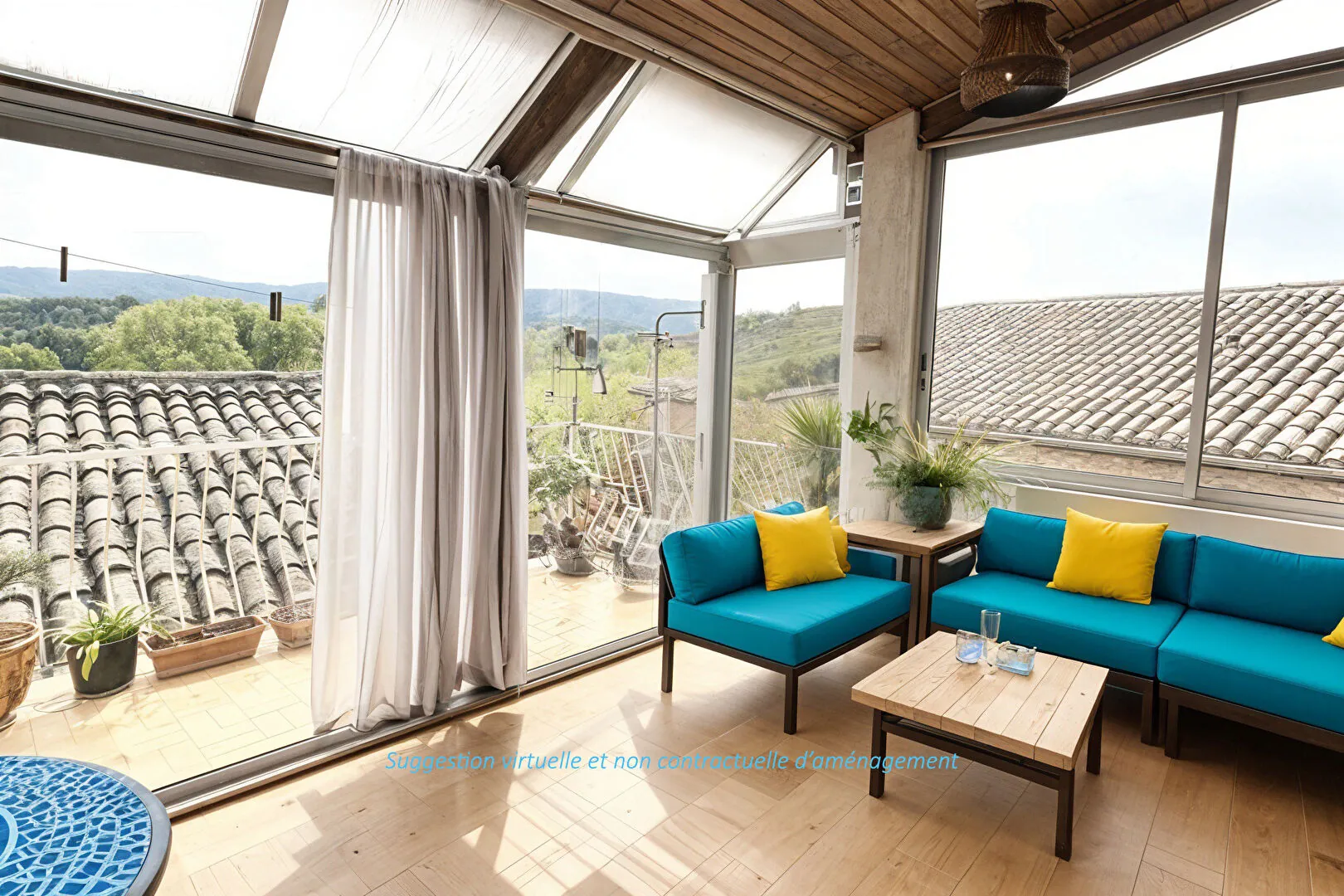 Charmante maison en pierre de 190m² avec vue sur le Luberon à vendre à Les Beaumettes 