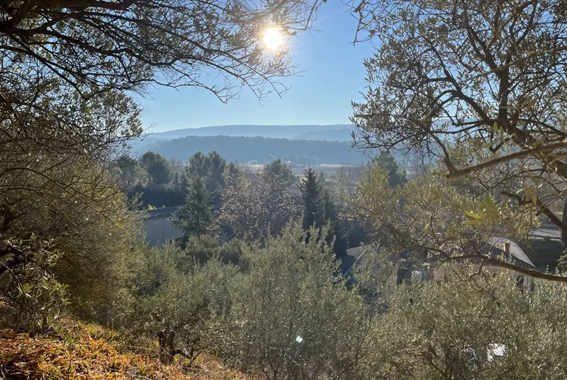 Charmante maison en pierre de 190m² avec vue sur le Luberon à vendre à Les Beaumettes 
