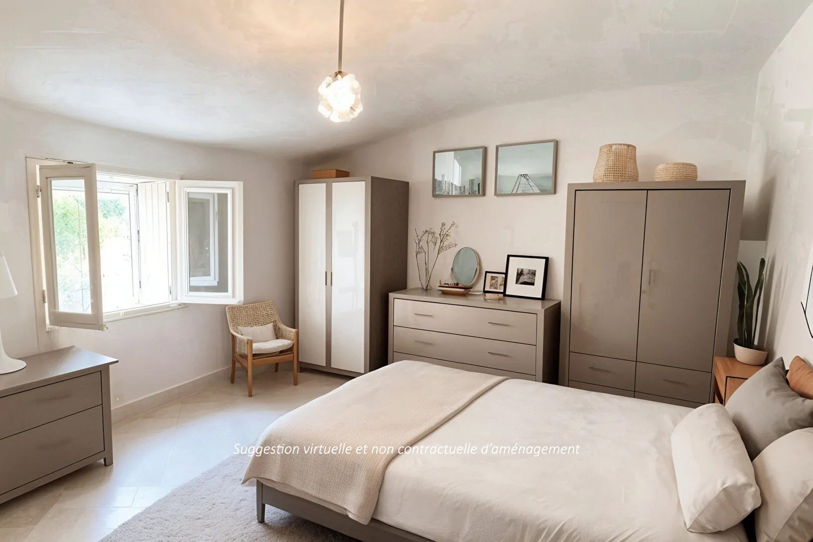 Charmante maison en pierre de 190m² avec vue sur le Luberon à vendre à Les Beaumettes 