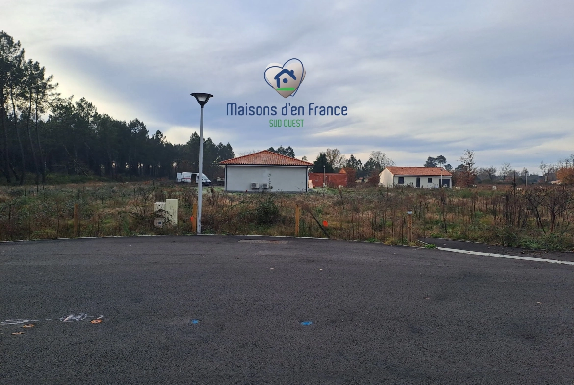 Terrain de 490 m² à Ychoux, Viabilisé et idéal pour votre construction 