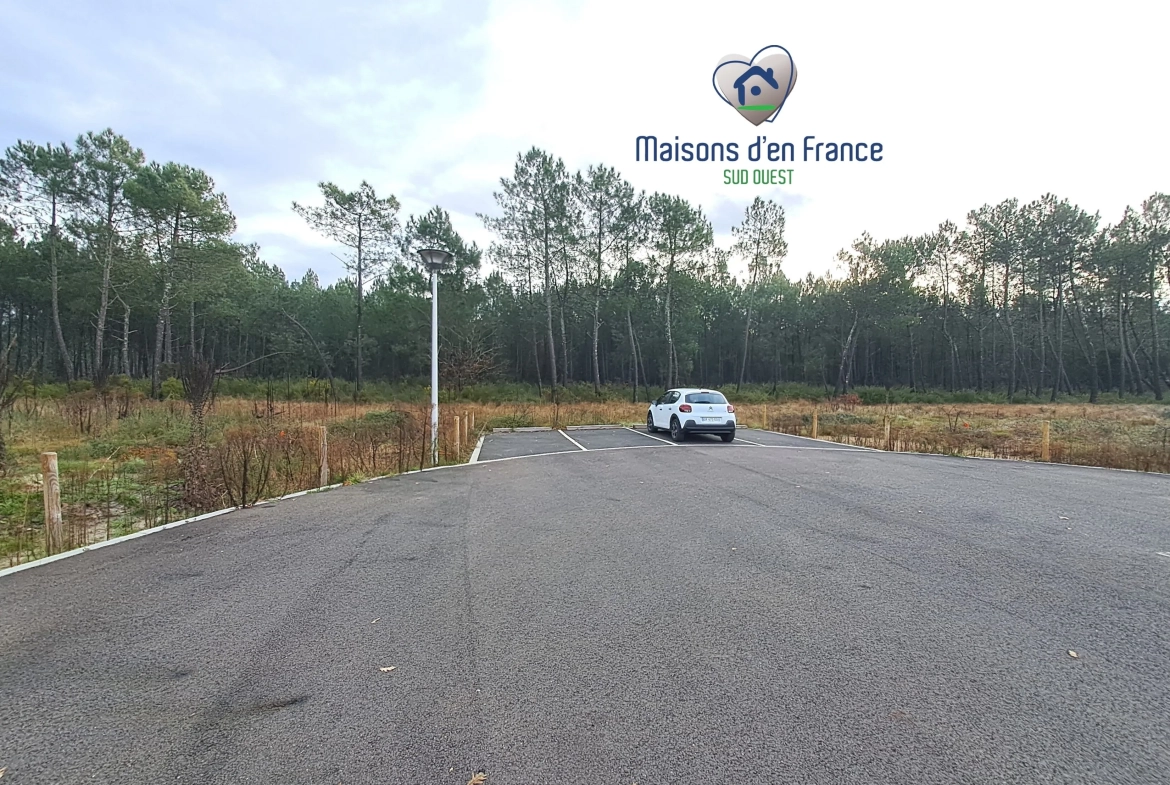 Terrain de 490 m² à Ychoux, Viabilisé et idéal pour votre construction 