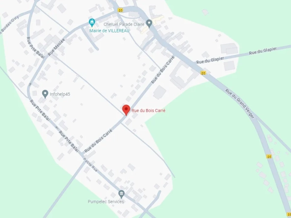 Terrain constructible de 700 m² à Villereau, proche de tous commerces et de l'autoroute