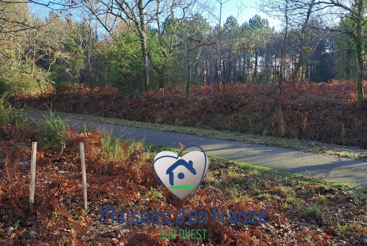 Terrain de 480 m² viabilisé à Mimizan pour votre projet immobilier 