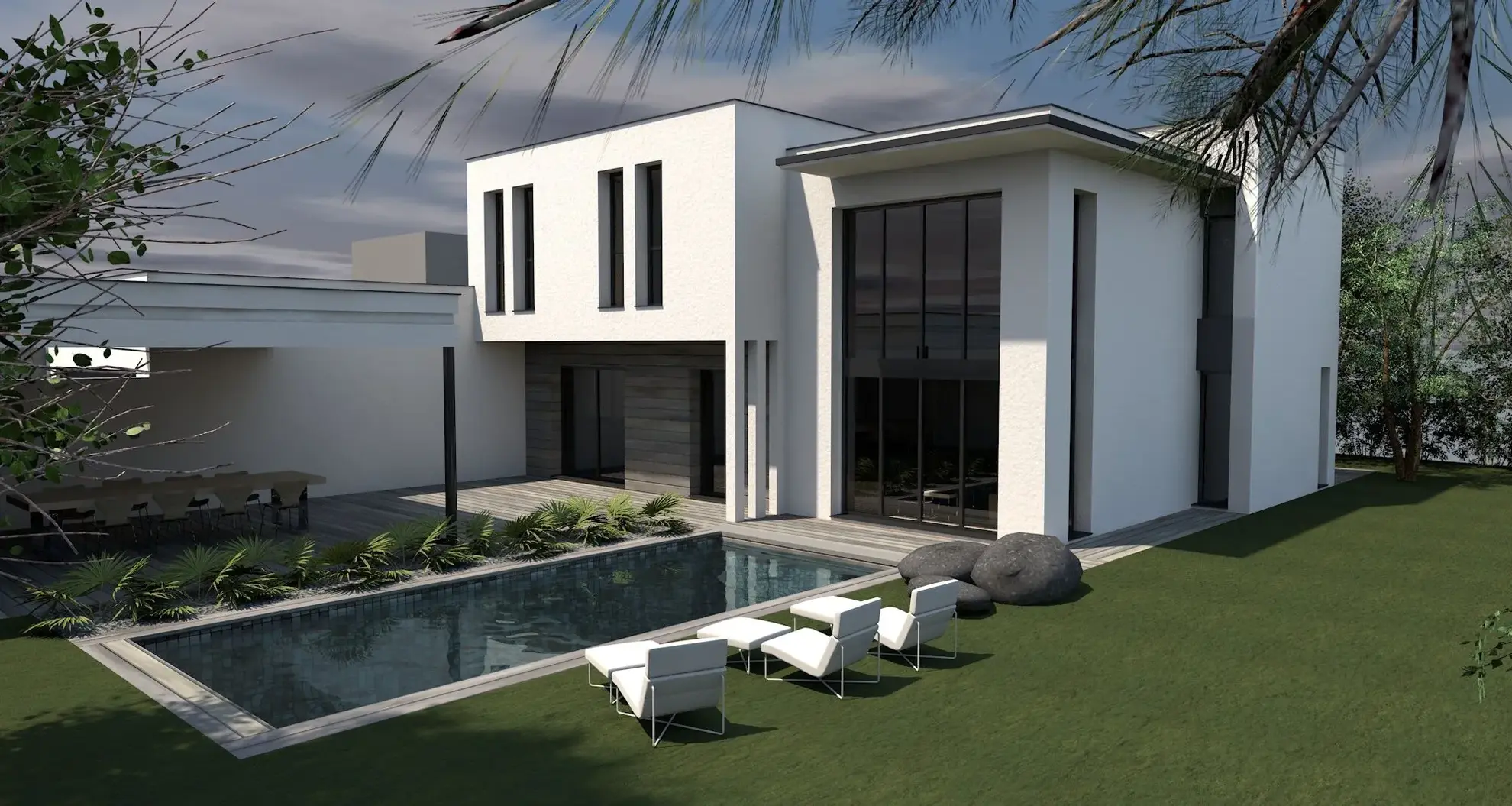 Lotissement de parcelles à Saint-Victor-sur-Loire avec vues dégagées et maison sur-mesure 