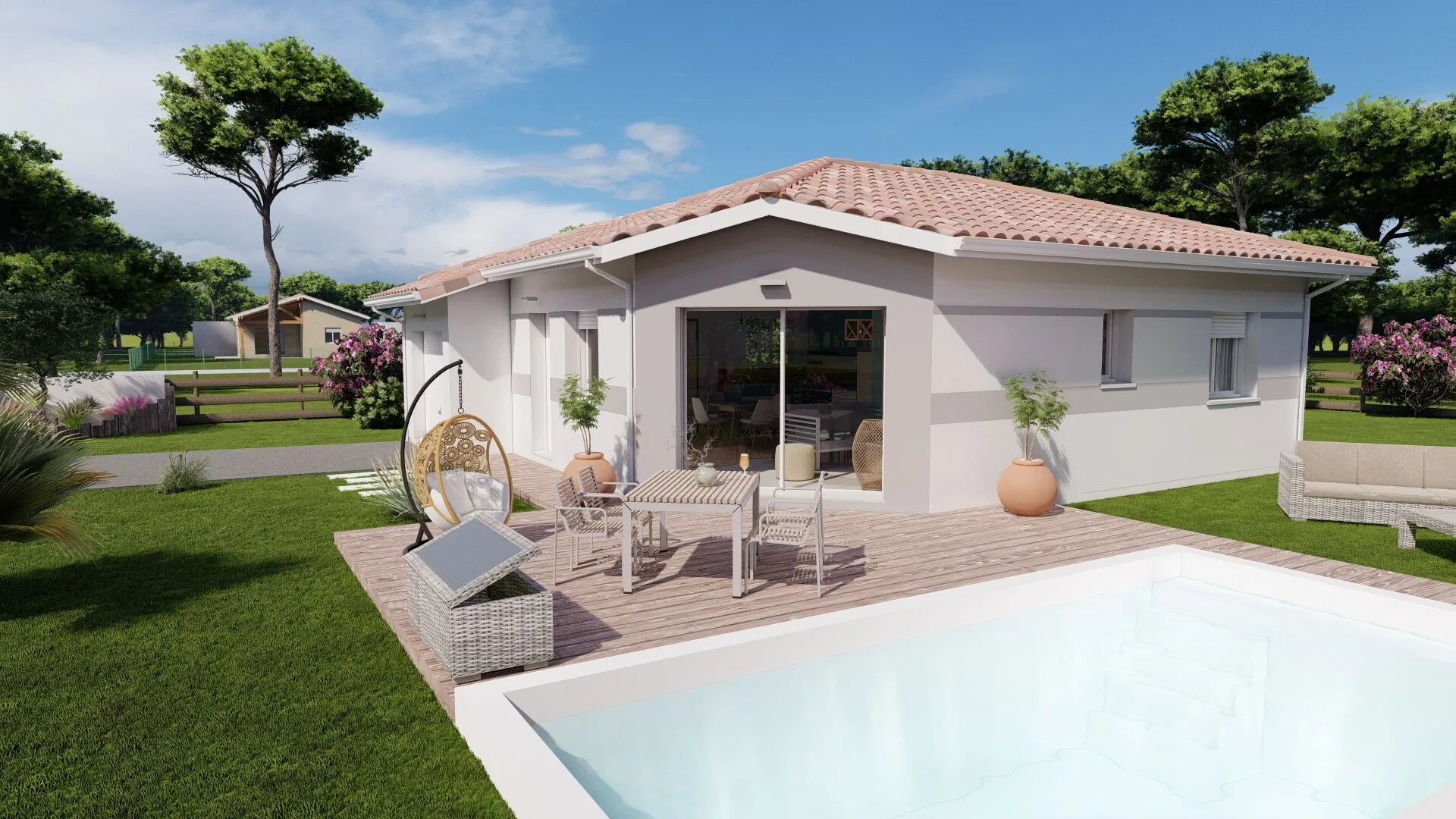 Maison neuve de 61 m² à Laluque avec personnalisé, garage et terrain viabilisé 