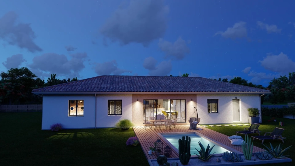 Maison neuve 4 chambres avec suite parentale et garage à Aire-sur-l’Adour