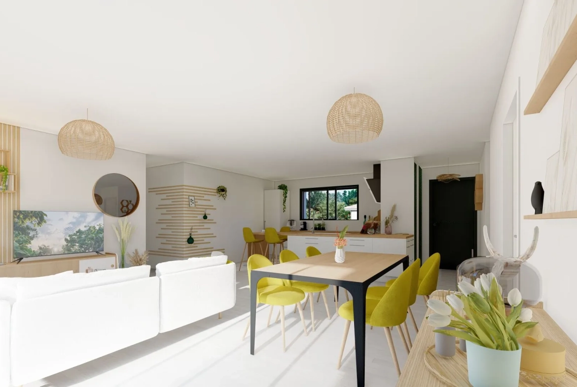 Maison neuve 4 chambres avec suite parentale et garage à Aire-sur-l’Adour 