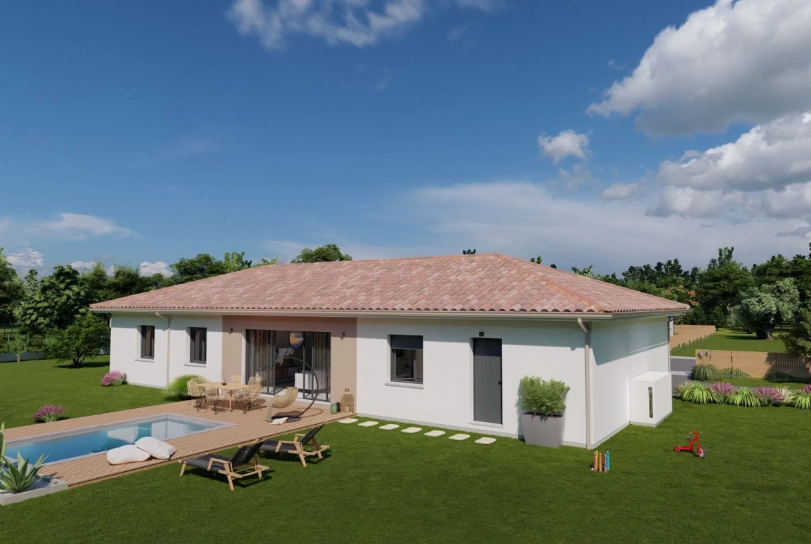 Maison neuve 4 chambres avec suite parentale et garage à Aire-sur-l’Adour 
