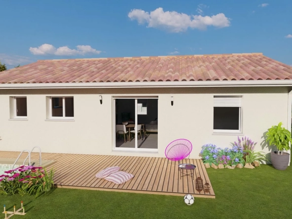 Maison neuve 2 chambres avec garage à Chalus, conforme PMR - Prix tout compris
