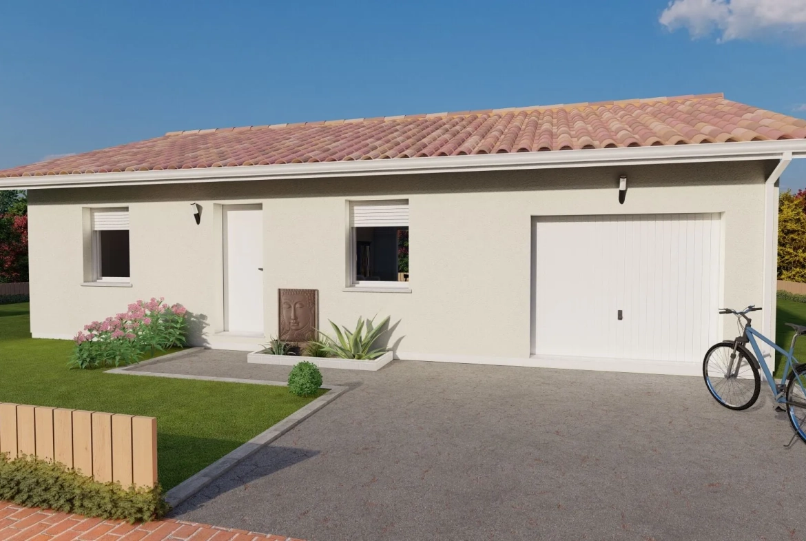 Maison neuve 2 chambres avec garage à Chalus, conforme PMR - Prix tout compris 