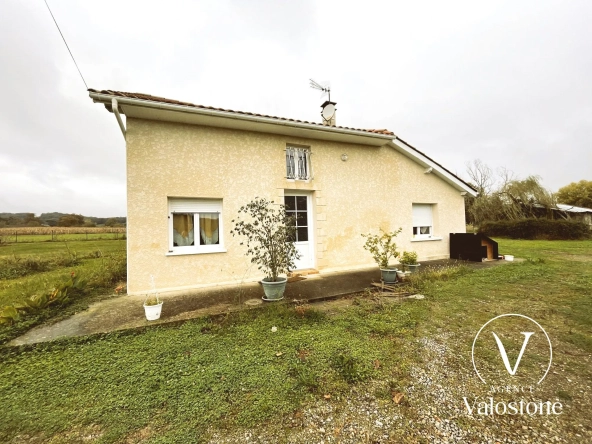Maison de campagne à Segos avec grand jardin et potentiel d'agrandissement