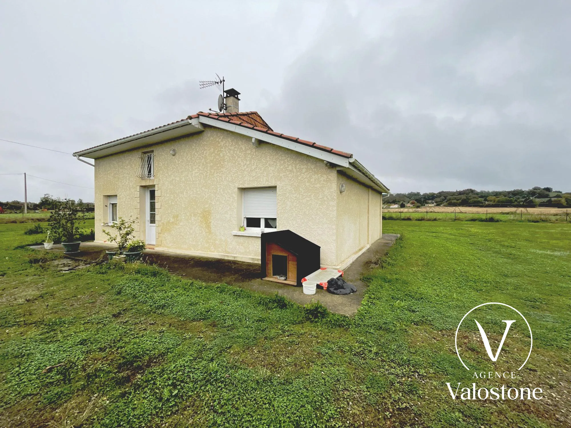 Maison de campagne à Segos avec grand jardin et potentiel d'agrandissement 
