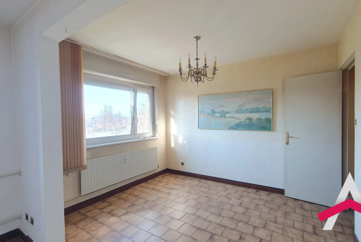 Appartement 5 pièces avec balcon, loggia et garage à Mulhouse - 97,5 m² 
