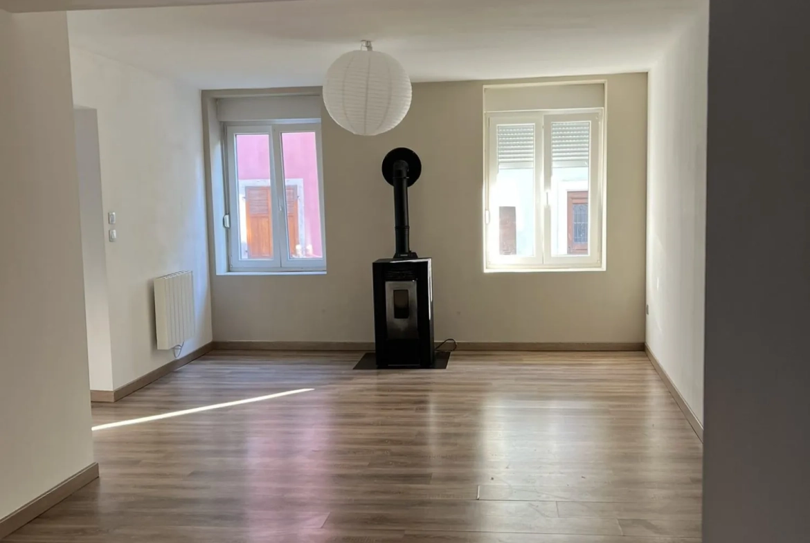 Charmante maison de ville à Thann avec grand sous-sol et extérieur 