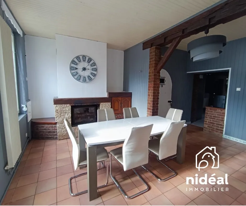 À vendre maison familiale 6 chambres à Mazinghien, proche du Cateau Cambrésis 