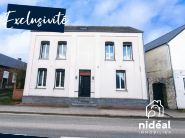 À vendre maison familiale 6 chambres à Mazinghien, proche du Cateau Cambrésis
