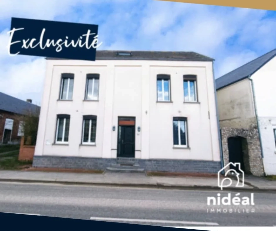 À vendre maison familiale 6 chambres à Mazinghien, proche du Cateau Cambrésis 