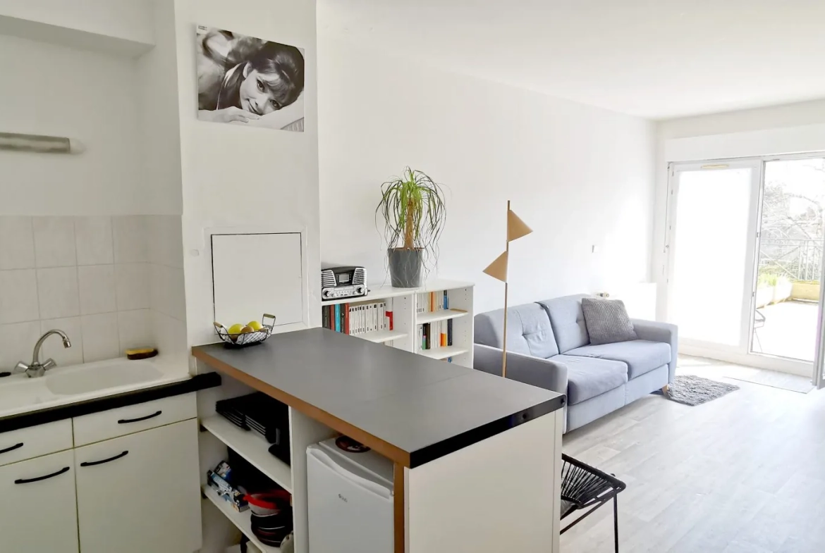 Appartement T2 en loft avec terrasse à Blois, proche centre-ville 
