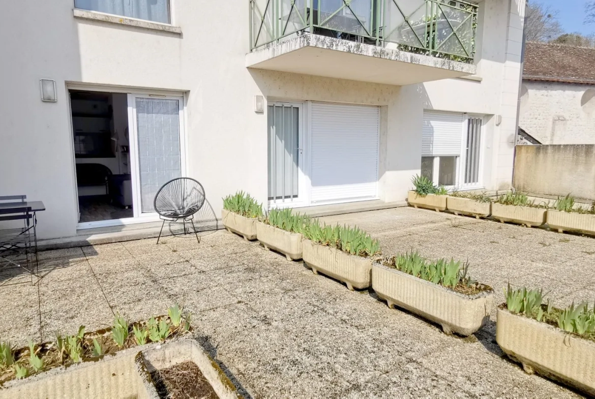 Appartement T2 en loft avec terrasse à Blois, proche centre-ville 