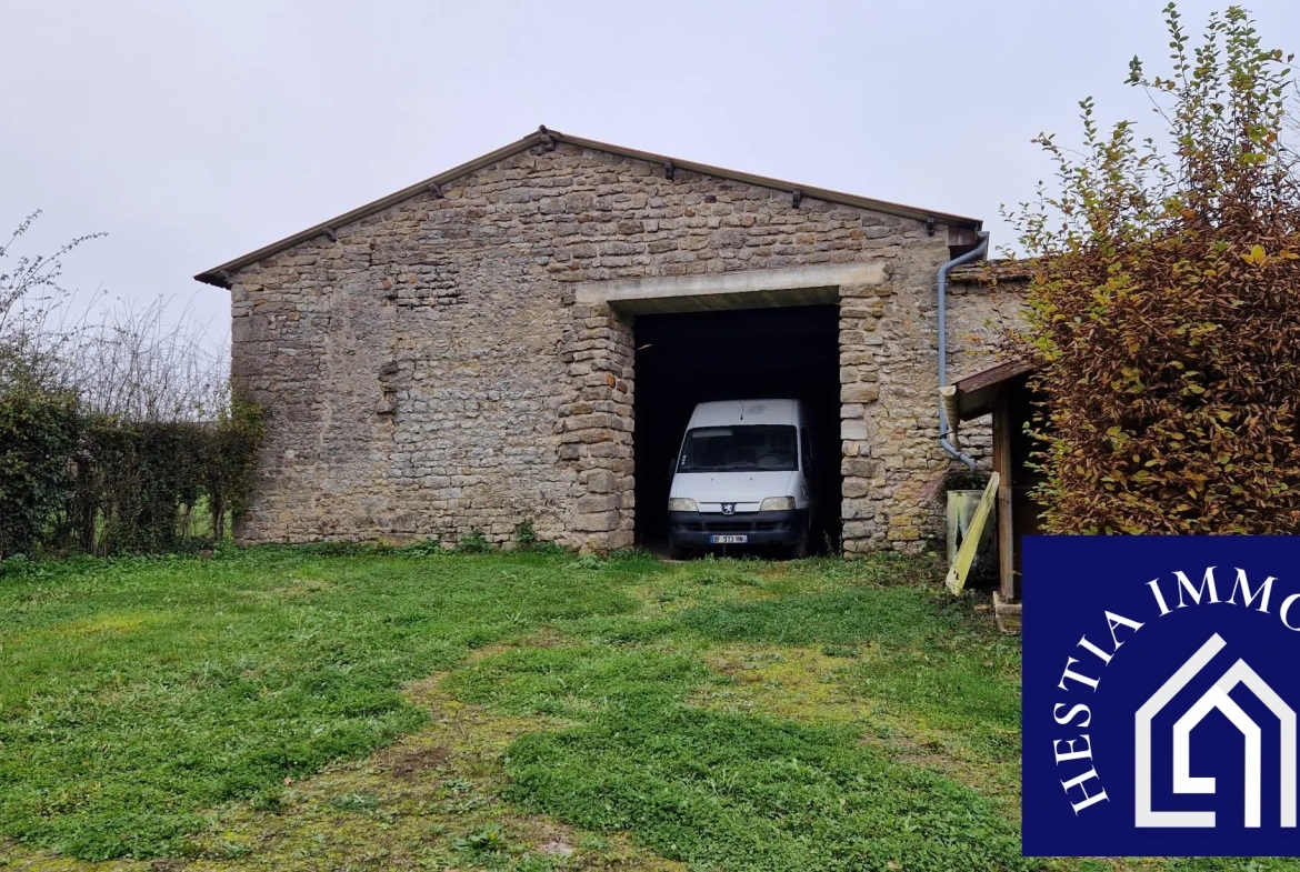 Grange avec terrain constructible à Semur-en-Auxois - 150 m² 