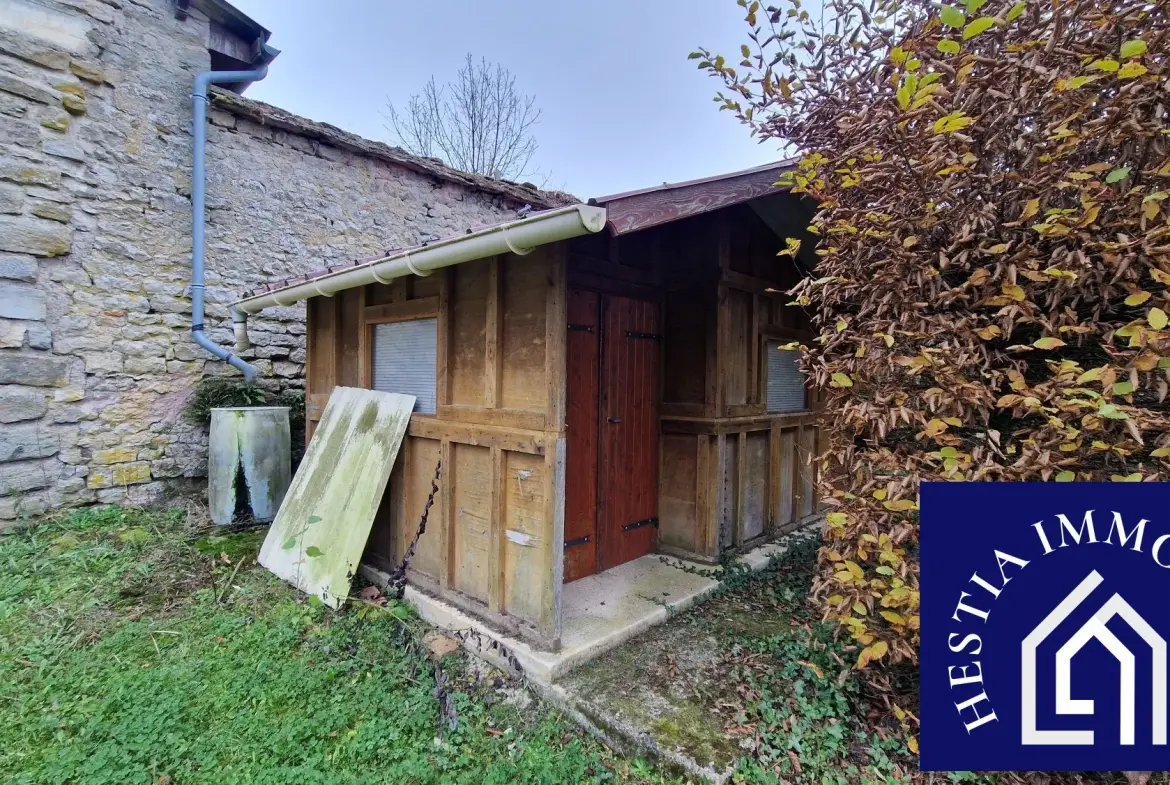 Grange avec terrain constructible à Semur-en-Auxois - 150 m² 