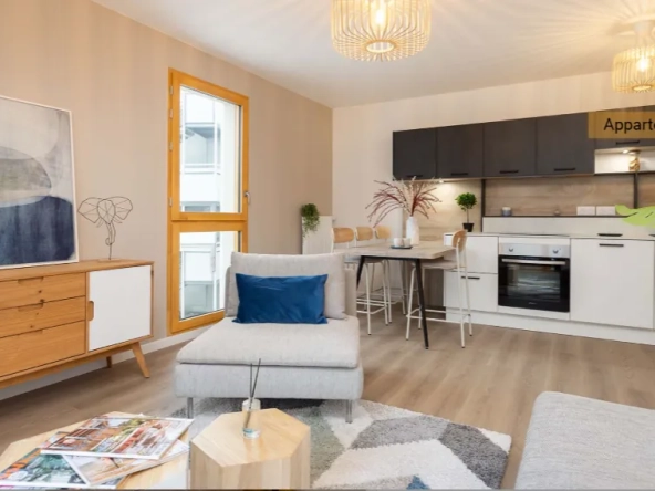 Appartement T2 neuf à Mulhouse, livraison 2025, parking inclus, prix compétitif