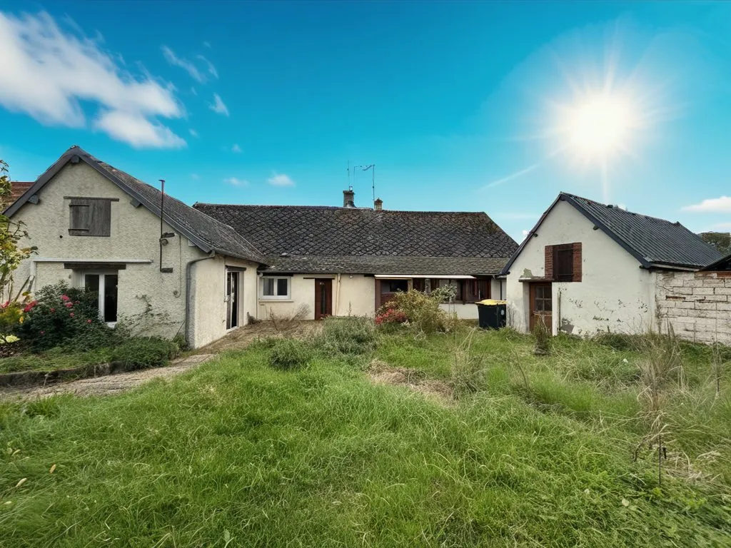 Maison spacieuse avec dépendances à Breteuil – 600 m² de jardin, potentiel commercial 