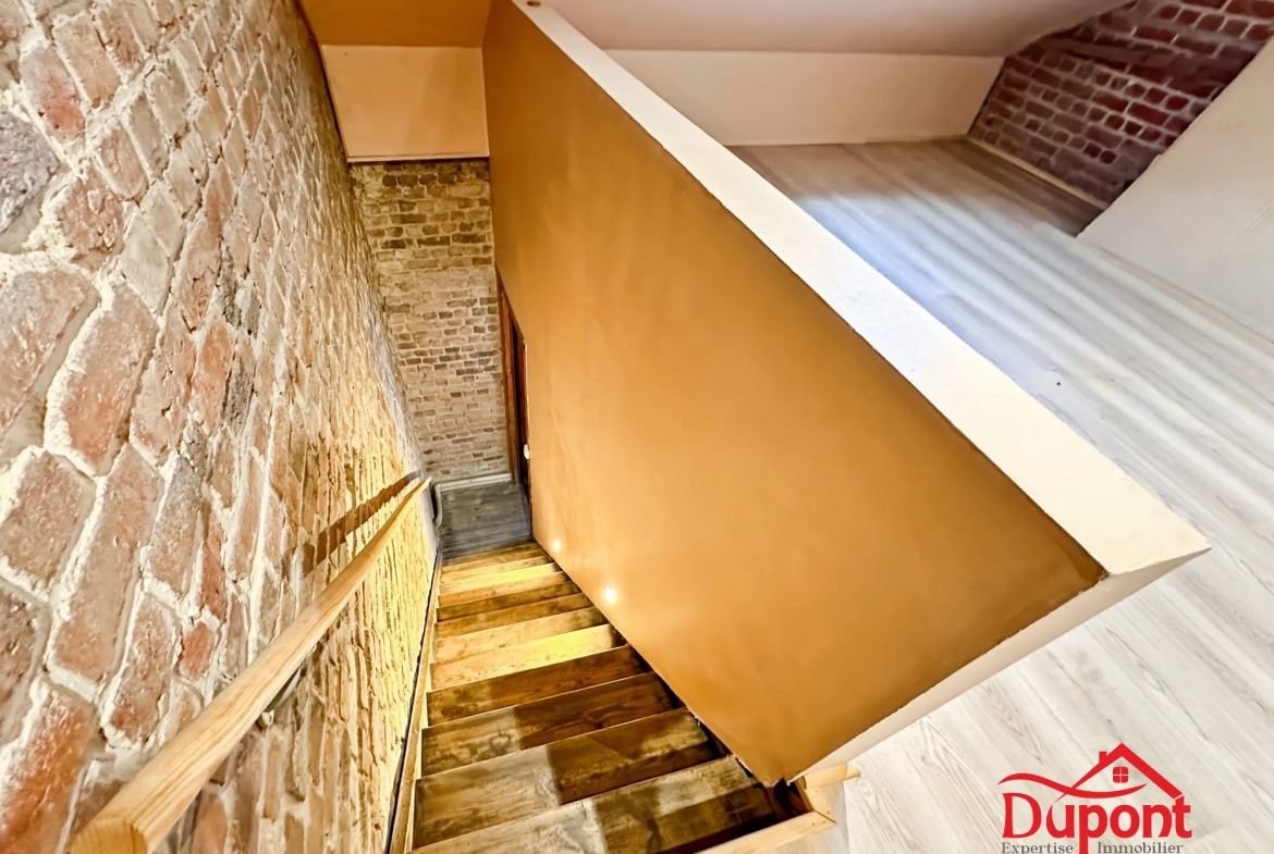 Maison semi-individuelle avec jardin, garage à Aulnoy Amérie - Opportunité familiale 