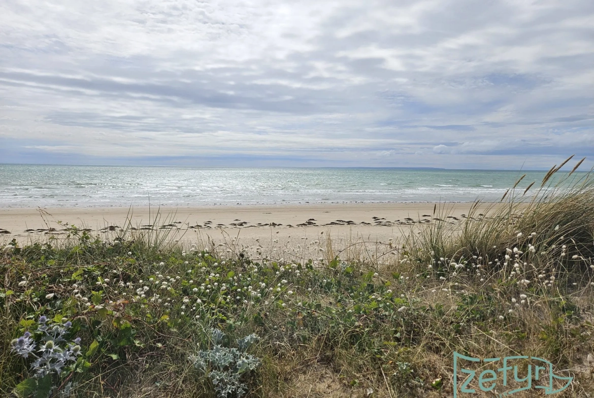Terrain constructible proche de la mer à Saint-Germain-sur-Ay 
