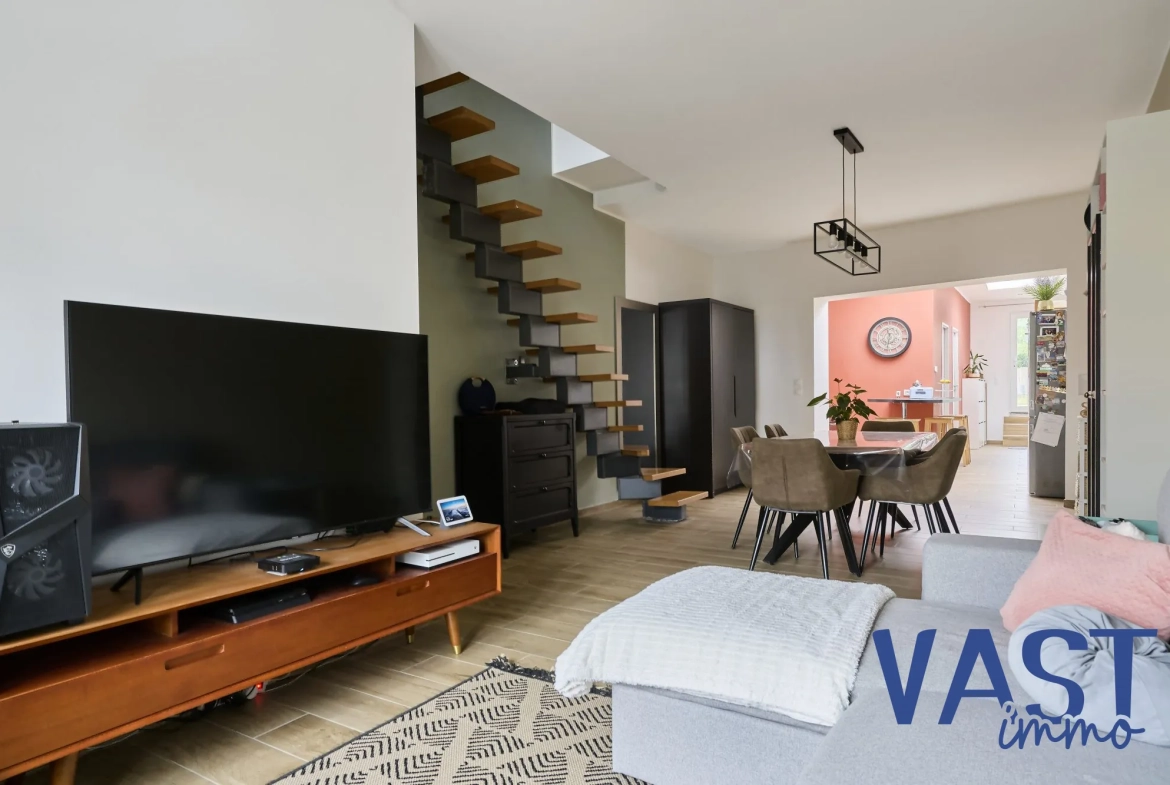 Maison 4 chambres meublée avec jardin à Tourcoing - Immobilier clé en main 