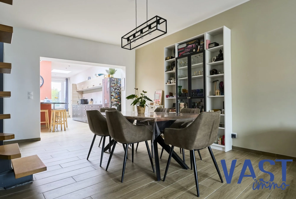 Maison 4 chambres meublée avec jardin à Tourcoing - Immobilier clé en main 