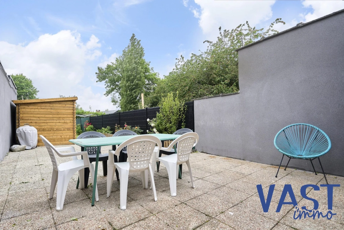 Maison 4 chambres meublée avec jardin à Tourcoing - Immobilier clé en main 