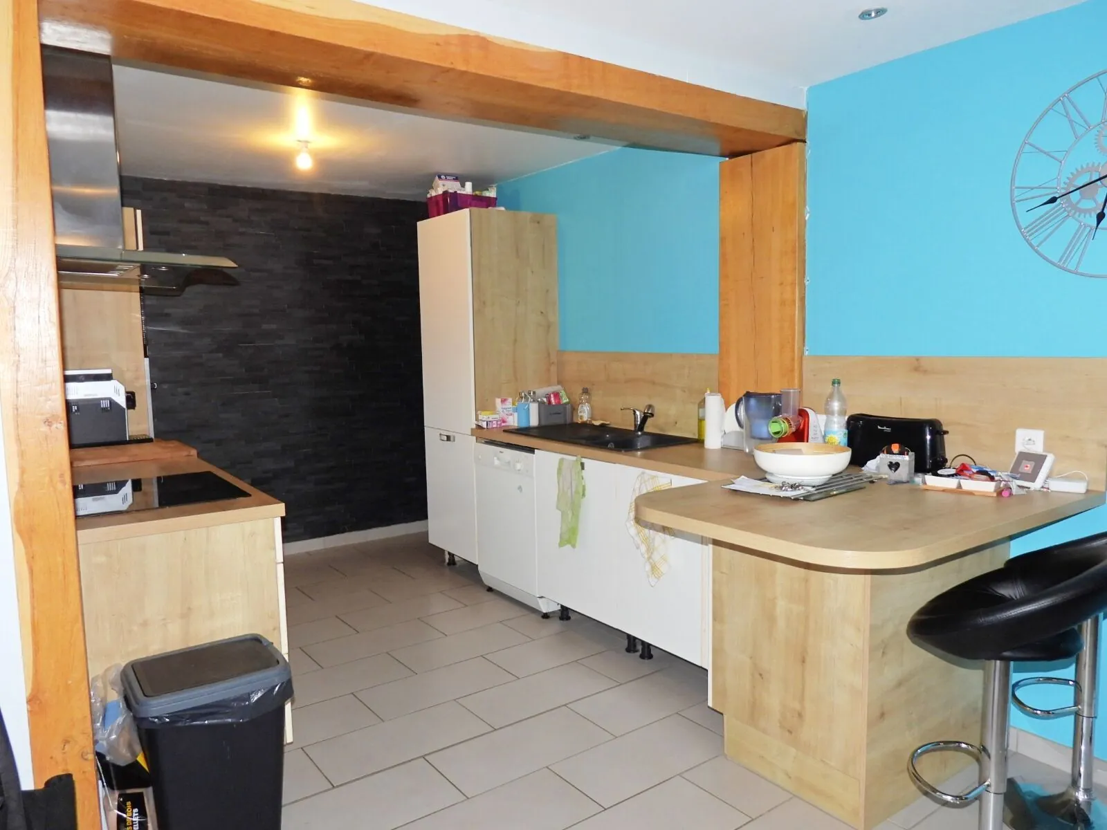 Longère à la campagne à proximité de Fécamp et Goderville, 150m² rénovés, terrain 2256m² 