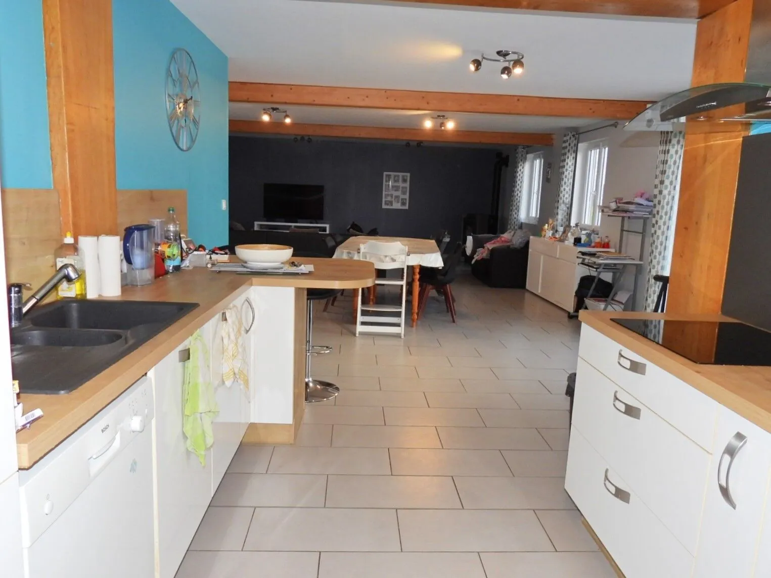Longère à la campagne à proximité de Fécamp et Goderville, 150m² rénovés, terrain 2256m² 