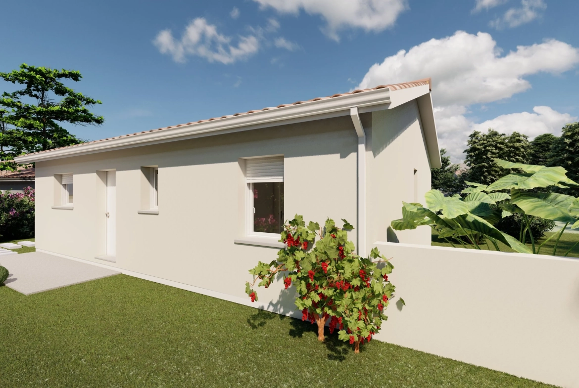 Maison Tokyo de 66 m² avec 2 chambres à Bergerac - Immobilier neuf à prix accessible 
